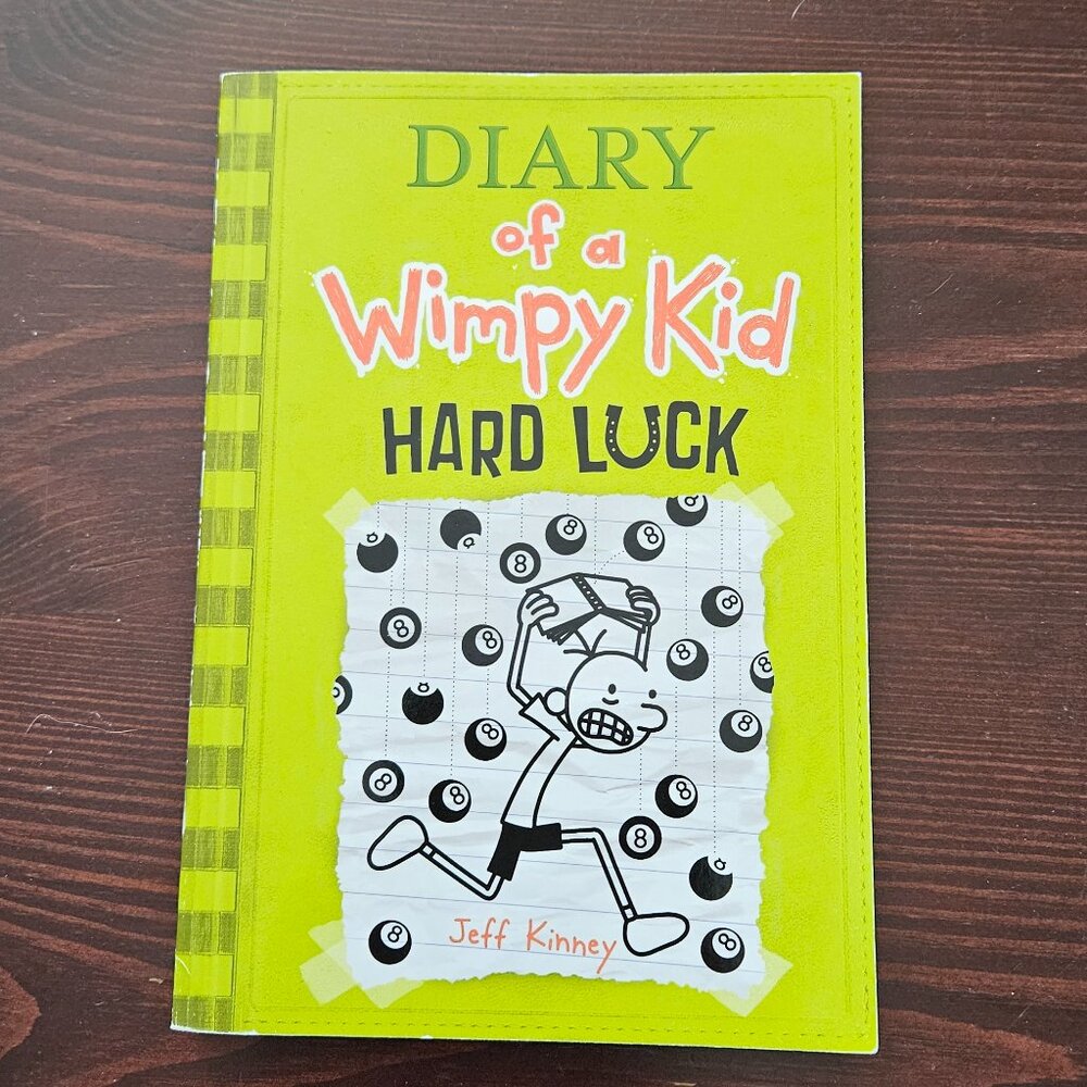4/$20 Diary of a Wimpy Kid - Hard Luck by Jeff Kinney‎